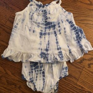 Polo Ralph Lauren Girls Tie Dye Sunsuit 9 months